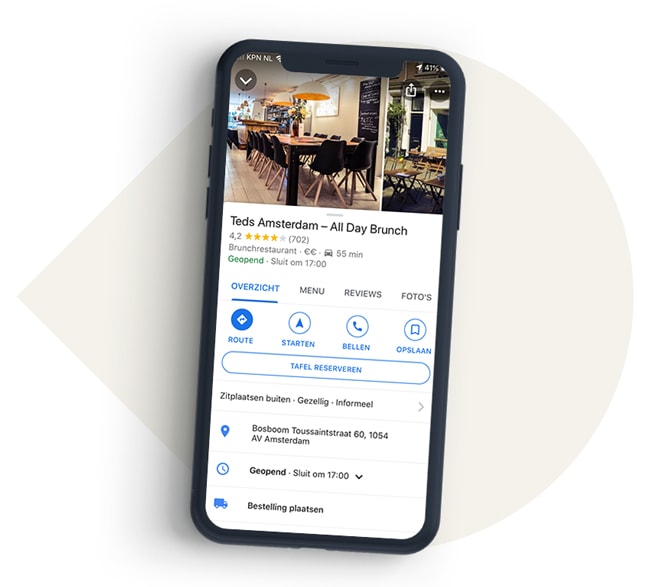 Reserveren in Google